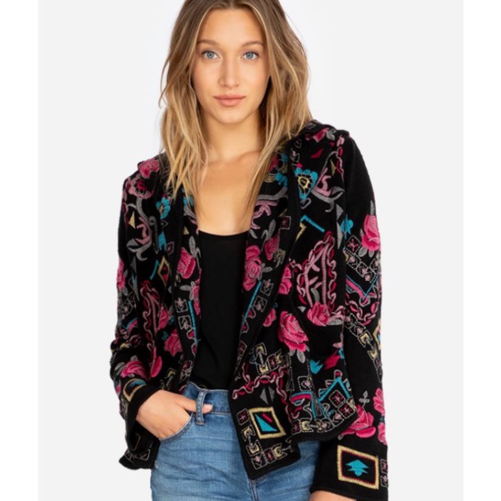 Johnny Was Biya xs NWT hoodie jacket